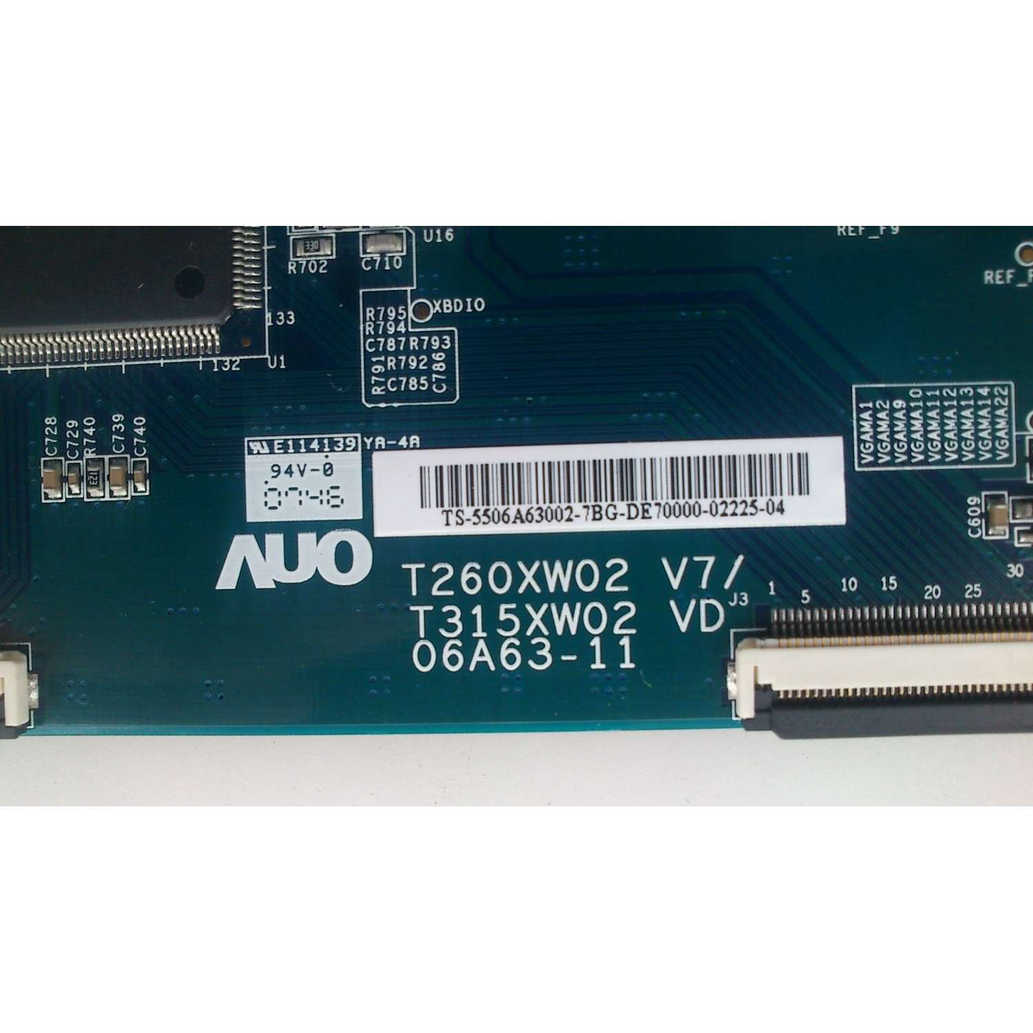 T-CON PARA TV PHILIPS / NUMERO DE PARTE 55.06A63.002 / 06A63-11 / 5506A63002 / PANEL´S T260XW02 / T315XW02 / T315XW02 V.D / T315XW02 V.7 / MODELOS 32PFL3403D/27 / L32W761 / 32LC5DC-UA / 32LC5DCS-UA / 32LC5DCB-UA / 32LC5DC-UA.AUSTLJR / 32LC5DC-UA.AUSYLJR - Imagen 2